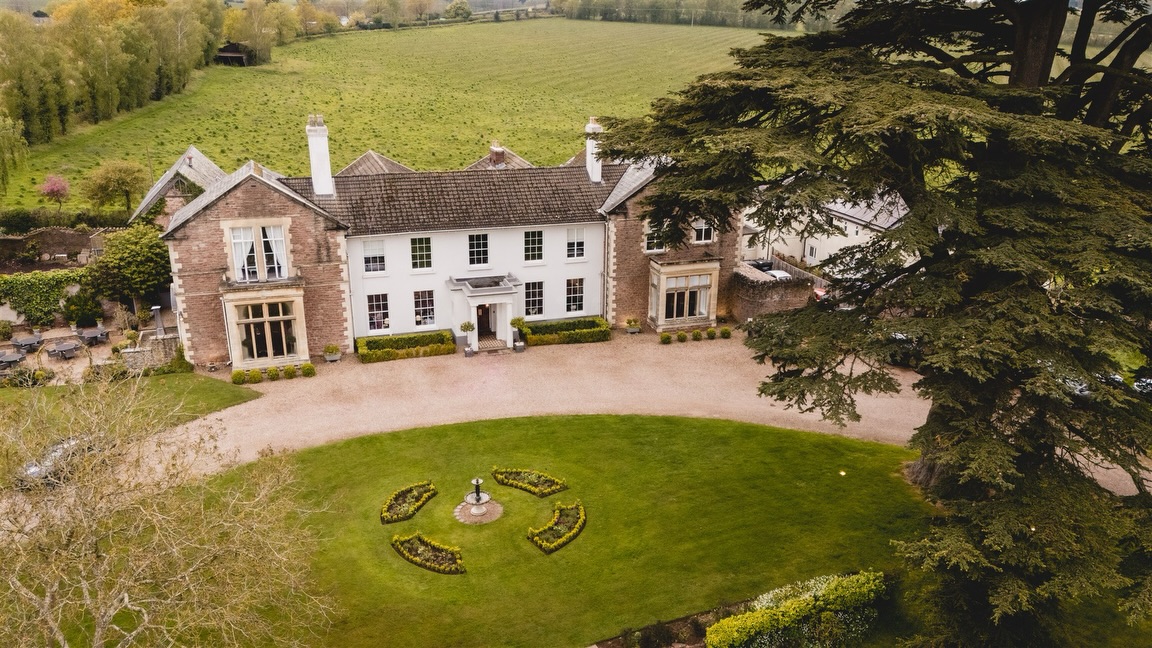 Aerial view of the estate